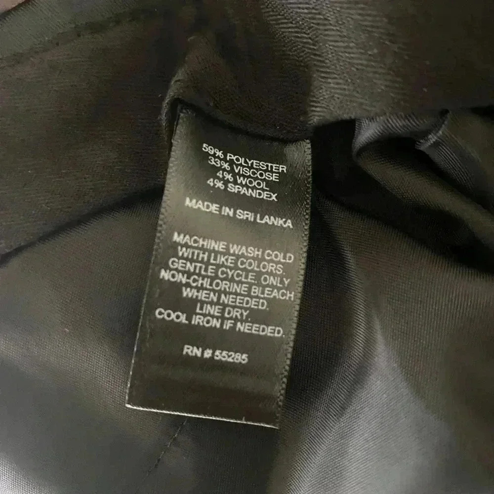 NWT Express Editor Pants Low Rise Flare Leg Bootcut Brown Trousers Size 6 Y2K - Picture 11 of 11